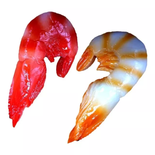 Exquisite Imitation Shrimp Fake Model Simulated Cooked Shrimps Realistic