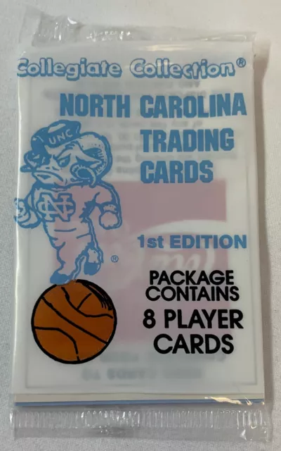 1989 Collégiale Collection Nord Carolina Tar Talons Basketball Scellé Paquet