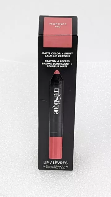 Trestique Matte Color + Shiny Balm Lip Crayon Florence Fig