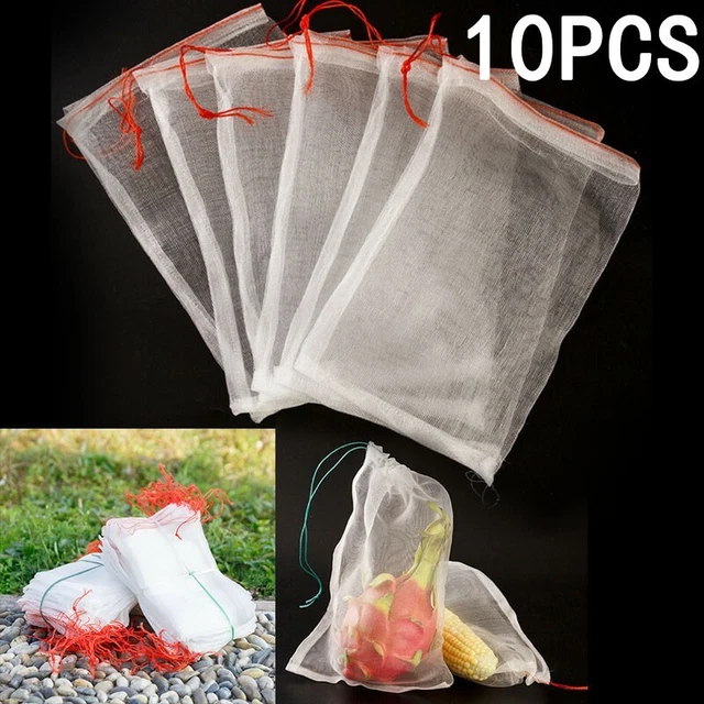 100 Sacs Passoire Jetables En Maille Pour évier – Blancs, Polyesther, Usage Unique