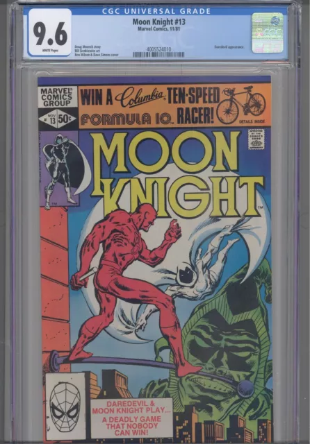 Moon Knight #13 CGC 9.6 1981 Marvel Comics Doug Moench Story Daredevil App