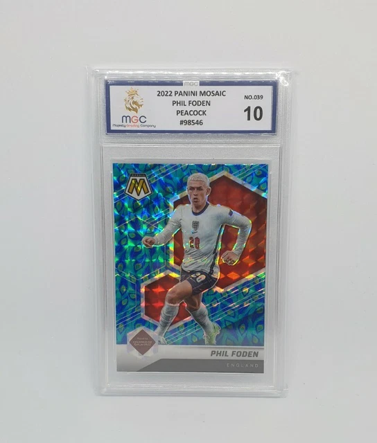 PANINI WORLD CUP 2022 Mosaic Phil Foden Peacock Ssp Mgc 10 £134.00