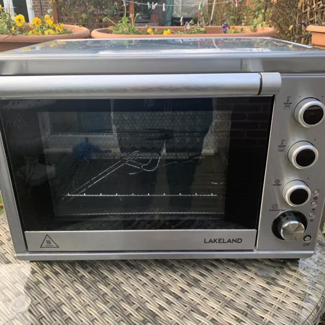 LAKELAND SILVER DIGITAL Mini Oven Rotisserie Great For Xmas Collection Only 39.90 PicClick UK
