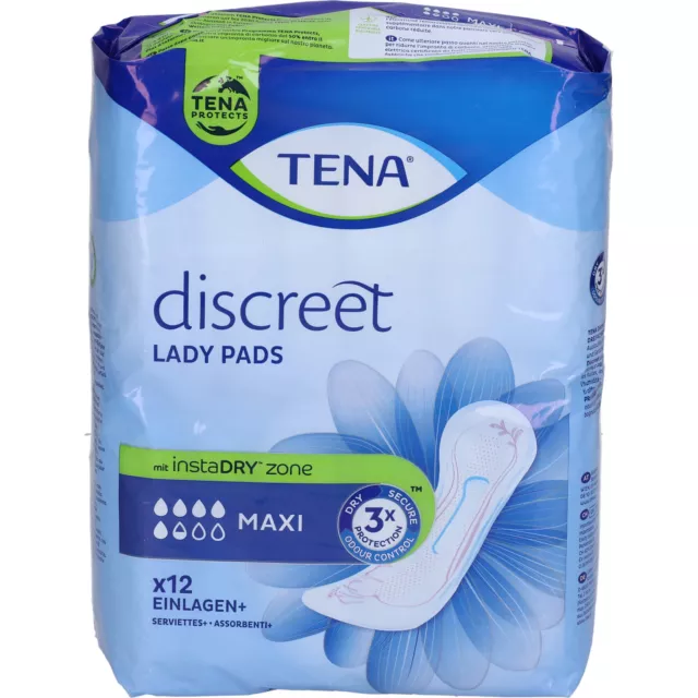 TENA Lady Discreet Maxi Night Inkontinenz Einlagen, 12 St. Binde 15246379