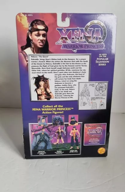 Xena Warrior Princess: Velasca Amazon Warrior Action Figure Toybiz 1998 3