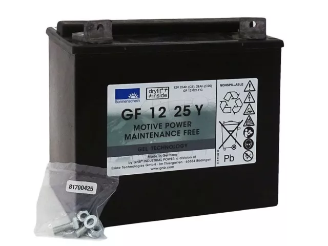 Sonnenschein Gel Batterie Dryfit GF 12 025 YG 12V 28 Ah (C20h)