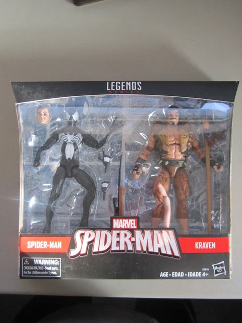 Marvel Legends Series Spider-Man Symbiote Kraven 2 Pack 2018