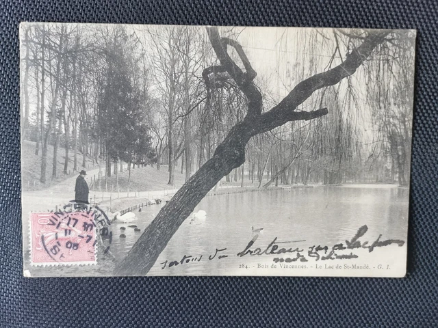 CPA 94 Bois de Vincennes - Le Lac de St-Mandé