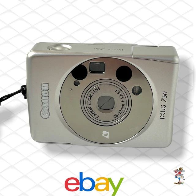 VINTAGE CANON IXUS Z50 APS Format P&S Camera 26-52mm f4.2-6.7 (2x) Zoom ...