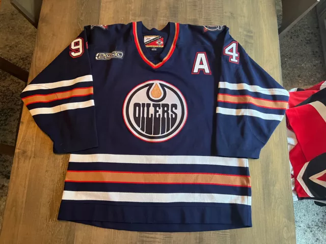 RYAN SMYTH 2006 EDMONTON OILERS CCM STANLEY CUP REPLICA JERSEY XL