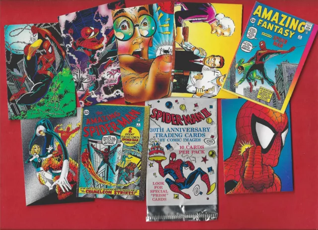 Marvel Spider Man 2 - 30Th anniversary - Set Complet Année 1992 - Lot 90 cartes