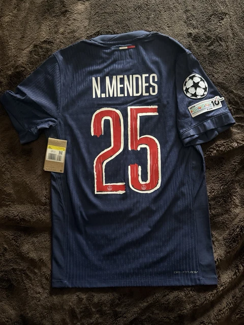 Maillot psg officiel 2024/2025 Fourth Vapor match Doué taille M manches
