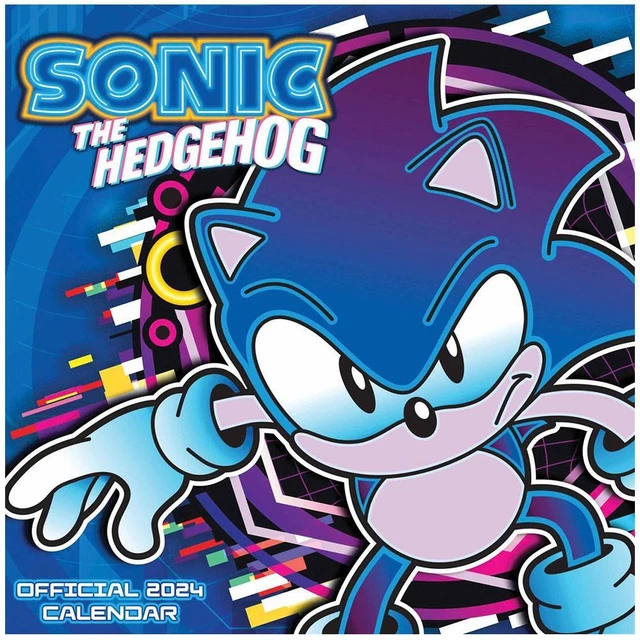 SONIC THE HEDGEHOG Square Calendar 2024 Wall Planner Diary Gift 22.98