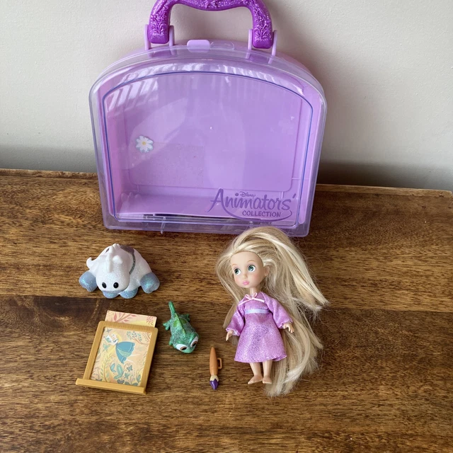 DISNEY STORE ANIMATORS Collection Rapunzel mini doll playset £11.99