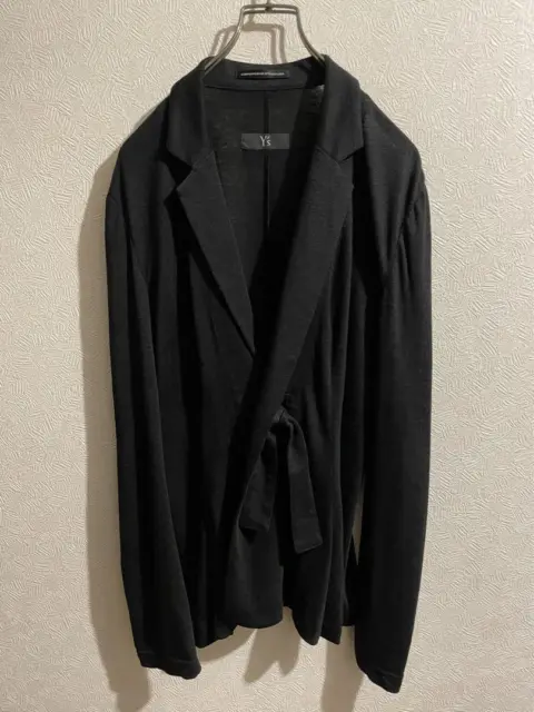 Y'S Yohji Yamamoto Linen Knit Tailored Jacket Mens #1009