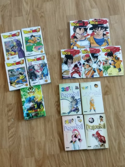 Lot 14 Mangas DragonBall diffirents editions pastel et d'autres en TRB