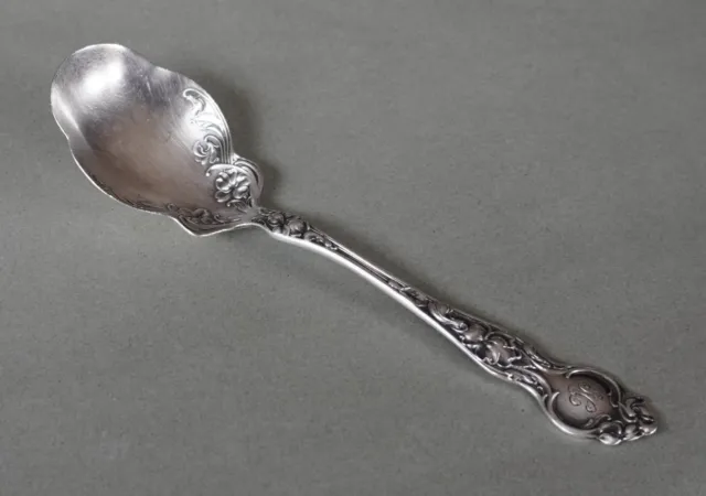 VTG Sterling Sugar Spoon (6-1/8") VIOLET by Wallace/RW & S - 27 gms Scrap or Use