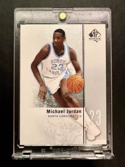 2011-12 SP Authentic #1 MICHAEL JORDAN North Carolina Tarheels Chicago Bulls B3