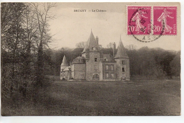 BRUGNY aux environs d' EPERNAY - Marne - CPA 51 - le Chateau 3