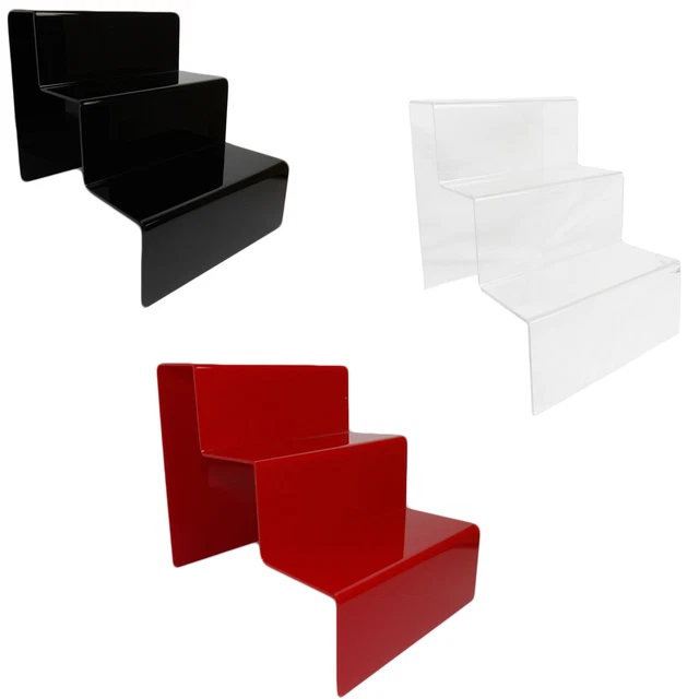 3 STEP ACRYLIC Display Product Retail Display Counter Stand Large