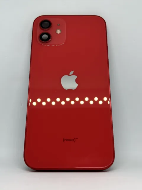 Apple iPhone 12 Red Rear Housing Replacement Frame Genuine Original Parts C+