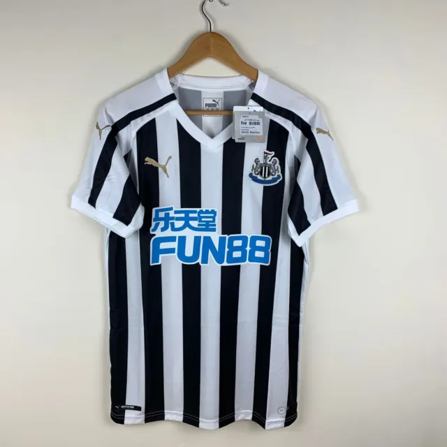 Newcastle United Home Football Shirt 2018-19 - Puma 753802-01 - Adults M BNWT