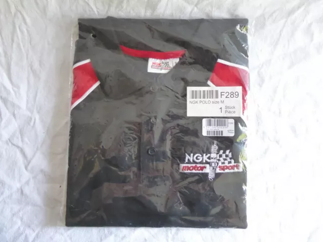 Rare - Ngk Motor Sport - Polo - Polo Shirt - Neuf / Mint F289 - Taille M - Top