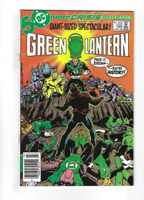 Green Lantern #198 & #199 Guy Gardner & Hal Jordan, newsstand 9.4 NM, DC