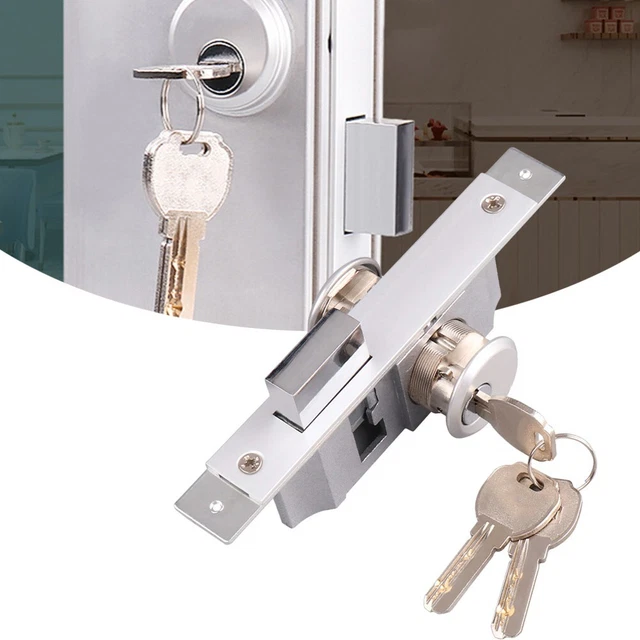 Kit Chiusura Per Porta Schermata In Lega Di Zinco, Serratura Per Camper, Roulotte E Caravan, Con Viti Di Montaggio Incluse - 2