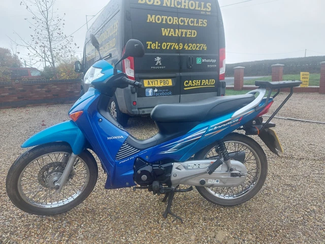 2012 Honda Anf 125A Innova Motorcycle. 10, 439 Miles, Full Mot, Original  Blue