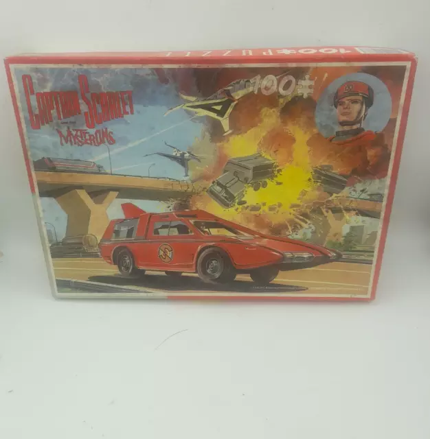 Vintage 1993 Captain Scarlet and the Mysterons - King 100-teiliges Puzzle 1886A