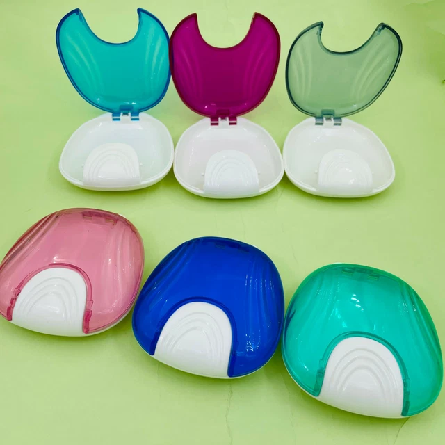 10*Dental Orthodontic brace Lingual Aligner Case Storage container Retainer Box