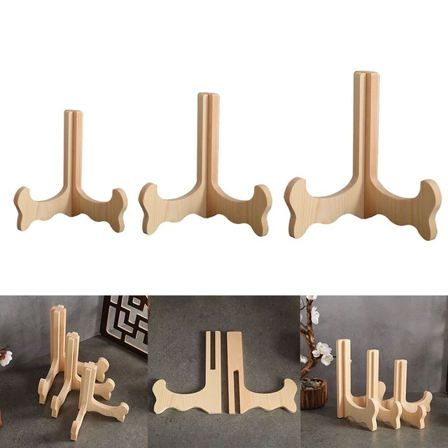 Original présentoir / support en bois avec 6 coque