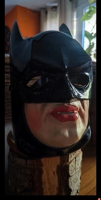 Buste Masqué Batman 1989 Grandeur Nature - DC Comics - Tim Burton / Michael Keaton - Statue Neuve Sous Blister