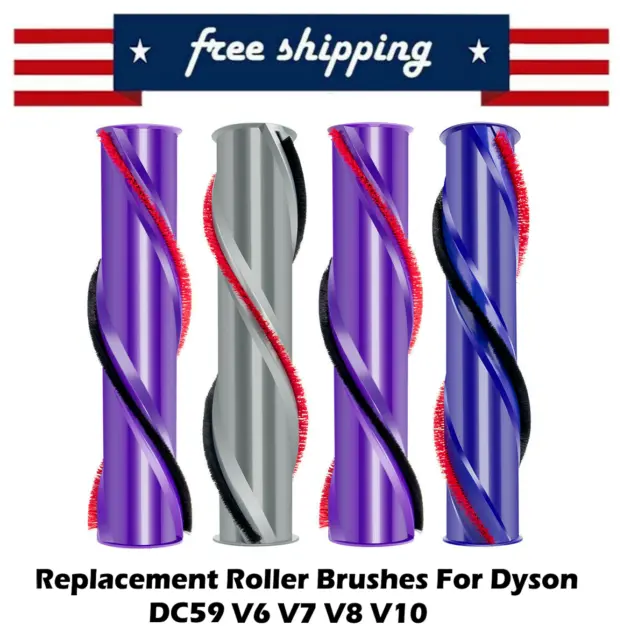 Roller Brush Bar Replacement For Dyson DC59 V6 V7 V8 V10 V11 Cordless Cleaner