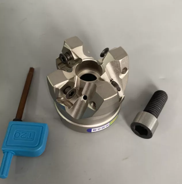 1X MFWN90050R-4T Double-sided 6 cutting edges 90° cutter head MFWN90 50-22-4T