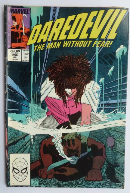Daredevil #256 The Man Without Fear - Marvel Comics July 1988 FN 6.0