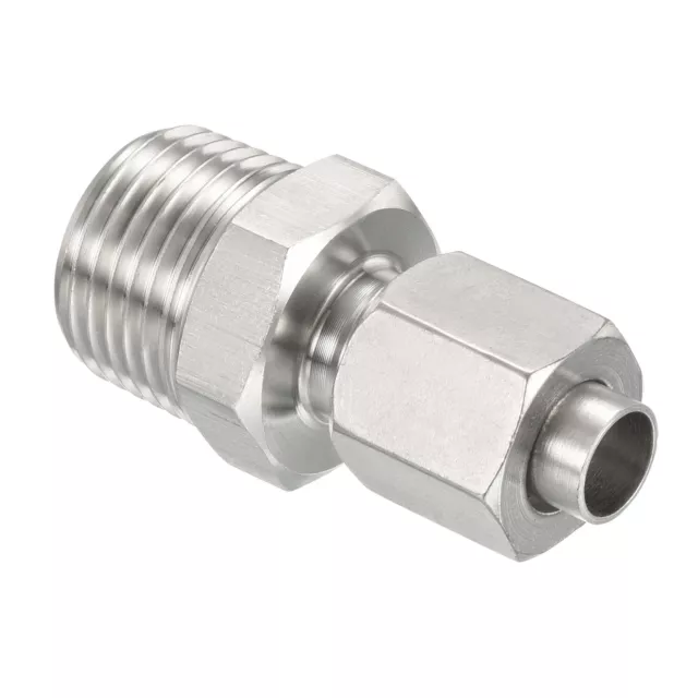 Compression Tube Raccord 1/2PT Mâle Filetage Adaptateur Connecteur pour 8mm OD 3