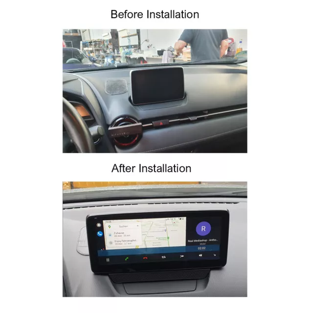 Für Mazda CX-3 / Mazda 10" Touchscreen Android Autoradio GPS Navigation CarPlay 3