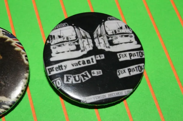 Pretty Vacant   Sex Pistols    Punk Band     Badge 35 Mm Punk