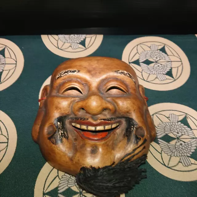 Era Object Pottery Mask Hotokusai from Japan