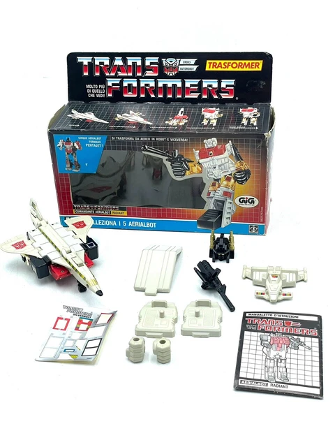 1985 TRANSFORMERS G1 Aerialbot SILVERBOLT A5 RADIANT TAKARA HASBRO GIG ...