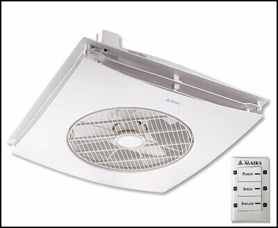 Ceiling Tile Fan With Wired Wall Control - 2 Speed - SA-398WC