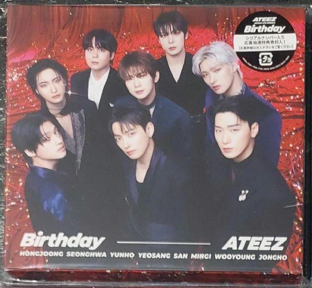 ATEEZ BIRTHDAY 4TH Single Japan Limited Edition B CD San