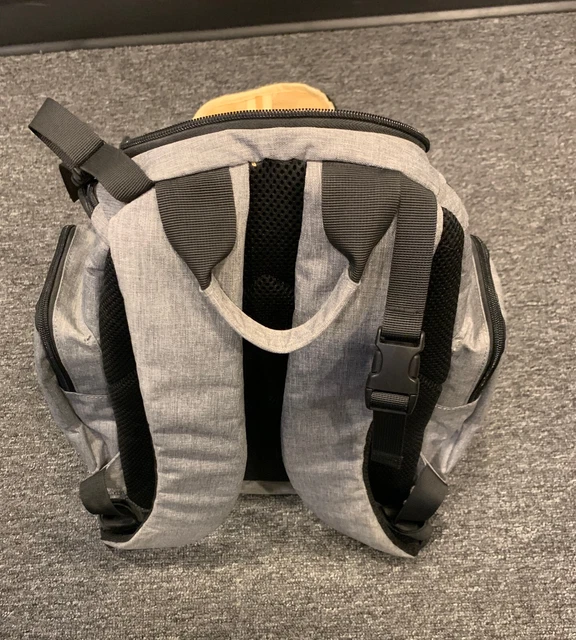 MANCRO Diaper Bag Backpack  Multifunction Waterproof Travel Baby Bag Gray 2