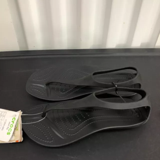 Crocs Sexi Flip Wmns Womens Sandals Black Size 4 US - 11354 New