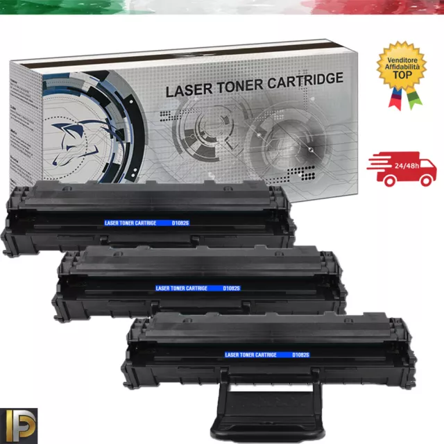 3 Toner Per Samsung MLT-D1082S ML1640 ML2240 ML1641 ML2241 ML-2240 1500 copie