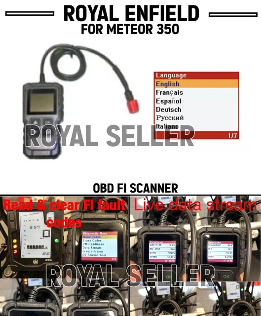 Royal Enfield „OBD FI SCANNER“ für Meteor 350 – Express