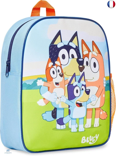 Set 4 Pièces BlueY Pour Enfant - Sac à Dos, Trousse, Gourde Et Sac Repas/piscine, Fournitures Scolaires Kawaii