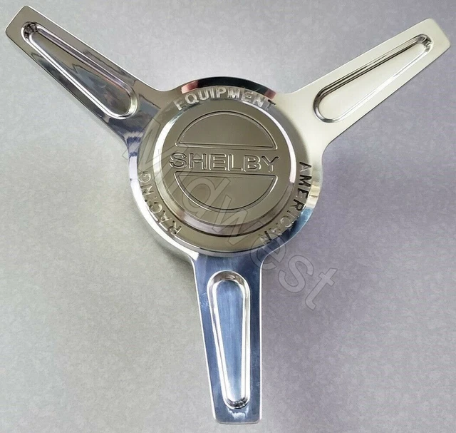 AMERICAN RACING SHELBY Cobra 427 Polished Aluminum 3 Bar Spinner ...